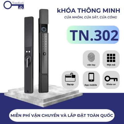 Khóa cửa nhôm kính tự động ToMo - TN.302 Khóa cửa nhôm kính tự động ToMo - TN.302