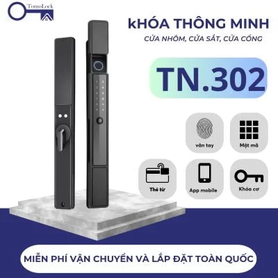 Khóa cửa nhôm kính tự động ToMo - TN.302