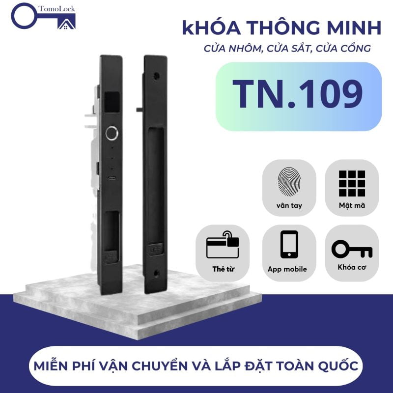 Khóa cửa nhôm kính tự động ToMo – TN.202