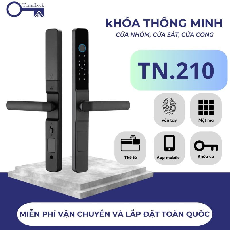 Khóa cửa nhôm kính tự động ToMo – TN.202