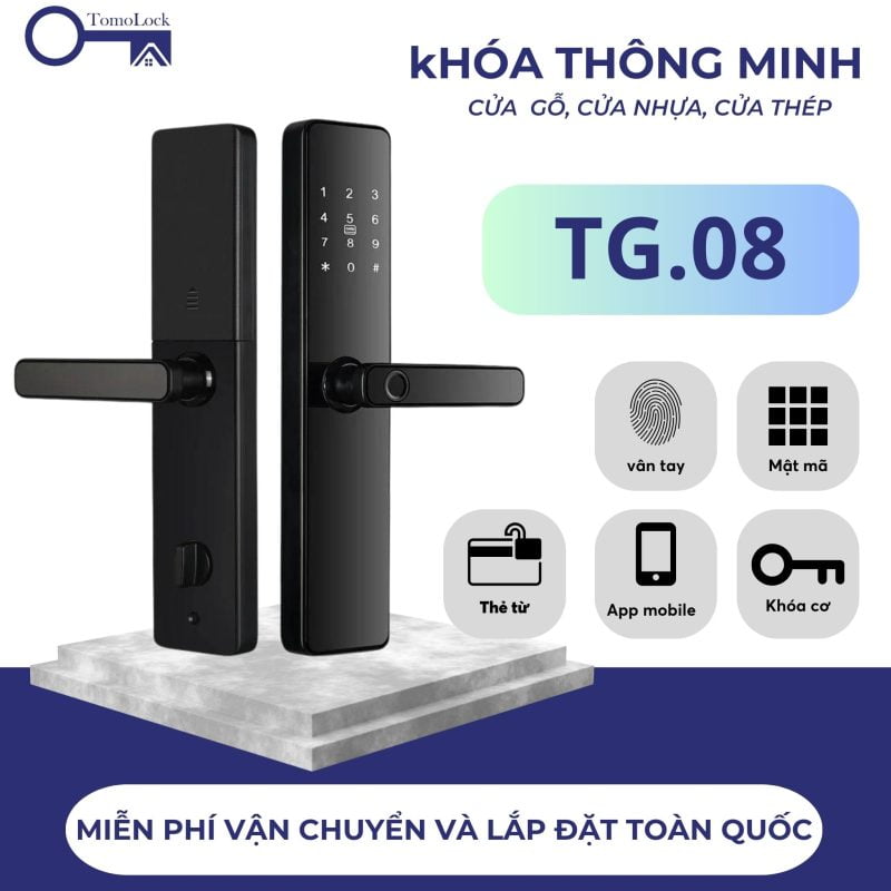 Khóa cửa nhôm kính tự động ToMo – TN.202