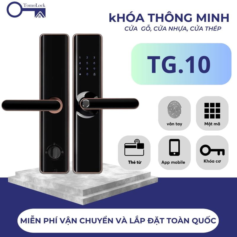 Khóa cửa nhôm kính tự động ToMo – TN.202