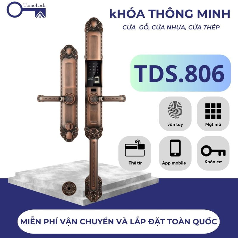 Khóa cửa nhôm kính tự động ToMo – TN.202