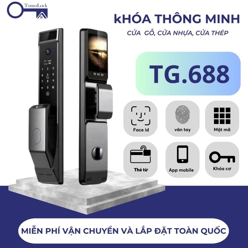 Khóa cửa nhôm kính tự động ToMo – TN.202