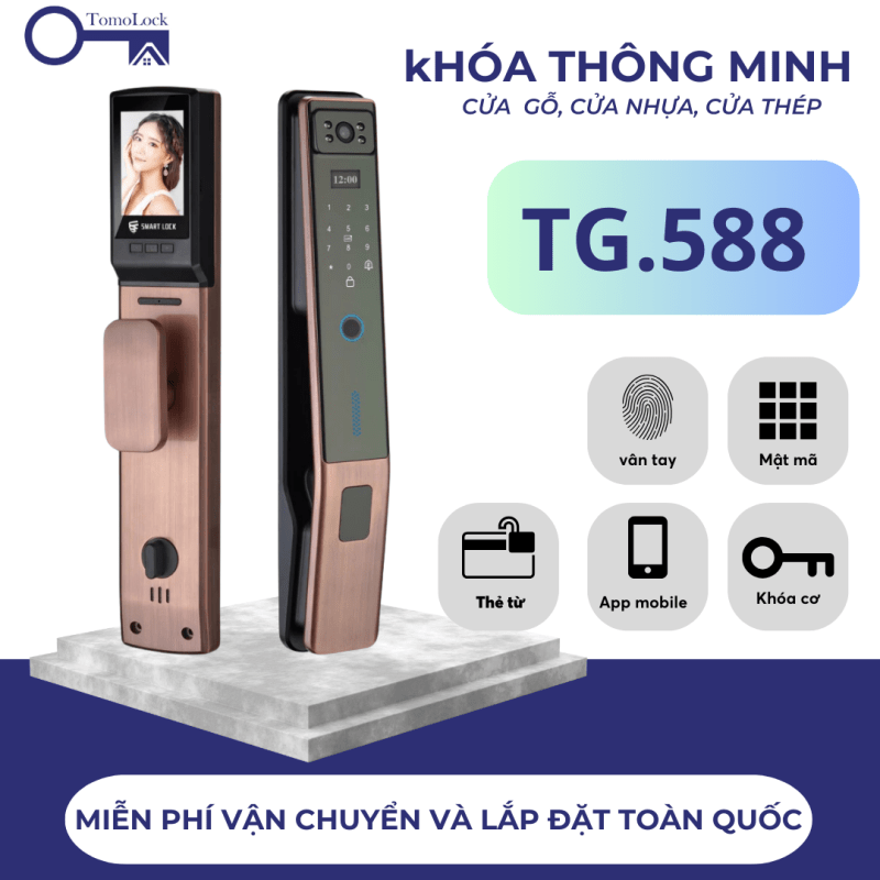 Khóa cửa gỗ ToMo - TG.A6