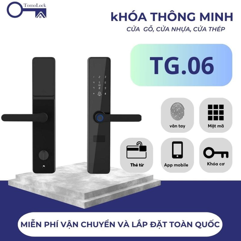 Khóa cửa gỗ ToMo - TG.A6